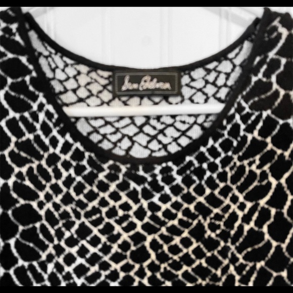 SAM EDELMAN Selby Jacquard Fit And Flare Dress - Picture 7 of 9